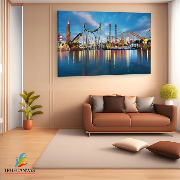 Multicolor_Universal'S_Islands_Of_Adventure,_Wooden_Framed_Canvas_Paintings_|_For_Living_Room_|_Bedroom_|_Office_|_Gallery_|_Ready_Wall_Mount_Canvas_Wall_Art_Painting_|_Size_-_12_X_18In,_Ct0436