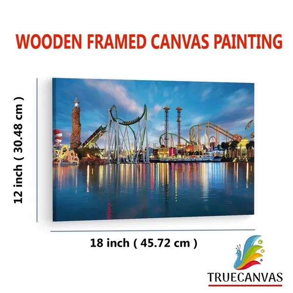 Multicolor_Universal'S_Islands_Of_Adventure,_Wooden_Framed_Canvas_Paintings_|_For_Living_Room_|_Bedroom_|_Office_|_Gallery_|_Ready_Wall_Mount_Canvas_Wall_Art_Painting_|_Size_-_12_X_18In,_Ct0436