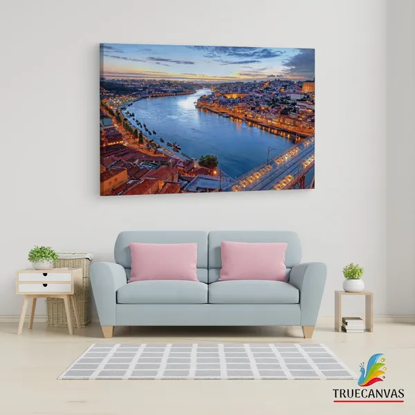 Multicolor_Lu?S_I_Bridge,_Wooden_Framed_Canvas_Paintings_|_For_Living_Room_|_Bedroom_|_Office_|_Gallery_|_Ready_Wall_Mount_Canvas_Wall_Art_Painting_|_Size_-_12_X_18In,_Ct0437