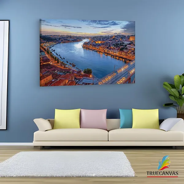 Multicolor_Lu?S_I_Bridge,_Wooden_Framed_Canvas_Paintings_|_For_Living_Room_|_Bedroom_|_Office_|_Gallery_|_Ready_Wall_Mount_Canvas_Wall_Art_Painting_|_Size_-_12_X_18In,_Ct0437