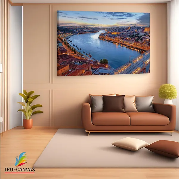 Multicolor_Lu?S_I_Bridge,_Wooden_Framed_Canvas_Paintings_|_For_Living_Room_|_Bedroom_|_Office_|_Gallery_|_Ready_Wall_Mount_Canvas_Wall_Art_Painting_|_Size_-_12_X_18In,_Ct0437