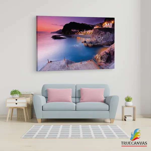 Multicolor_Ponta_Do_Sol,_Wooden_Framed_Canvas_Paintings_|_For_Living_Room_|_Bedroom_|_Office_|_Gallery_|_Ready_Wall_Mount_Canvas_Wall_Art_Painting_|_Size_-_12_X_18In,_Ct0438