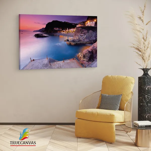 Multicolor_Ponta_Do_Sol,_Wooden_Framed_Canvas_Paintings_|_For_Living_Room_|_Bedroom_|_Office_|_Gallery_|_Ready_Wall_Mount_Canvas_Wall_Art_Painting_|_Size_-_12_X_18In,_Ct0438