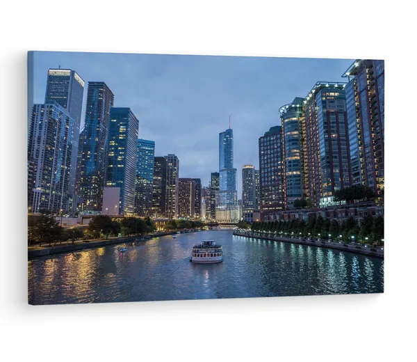 Multicolor_Riverwalk,_Wooden_Framed_Canvas_Paintings_|_For_Living_Room_|_Bedroom_|_Office_|_Gallery_|_Ready_Wall_Mount_Canvas_Wall_Art_Painting_|_Size_-_12_X_18In,_Ct0440