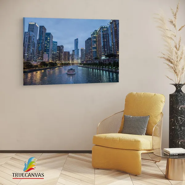 Multicolor_Riverwalk,_Wooden_Framed_Canvas_Paintings_|_For_Living_Room_|_Bedroom_|_Office_|_Gallery_|_Ready_Wall_Mount_Canvas_Wall_Art_Painting_|_Size_-_12_X_18In,_Ct0440