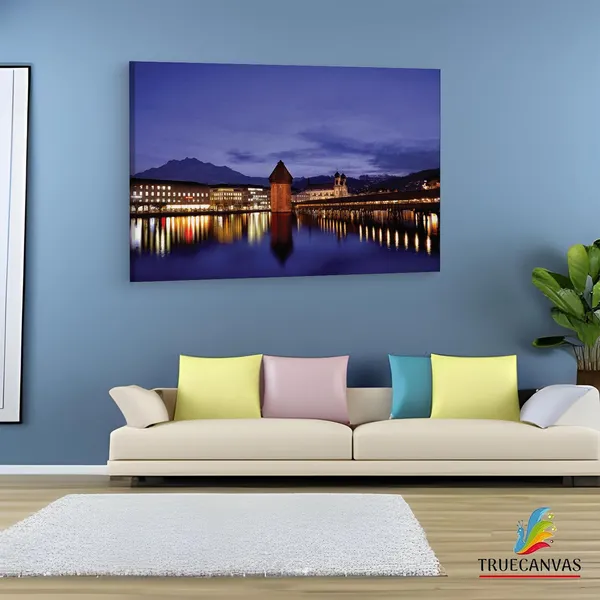 Multicolor_Chapel_Bridge,_Wooden_Framed_Canvas_Paintings_|_For_Living_Room_|_Bedroom_|_Office_|_Gallery_|_Ready_Wall_Mount_Canvas_Wall_Art_Painting_|_Size_-_12_X_18In,_Ct0442