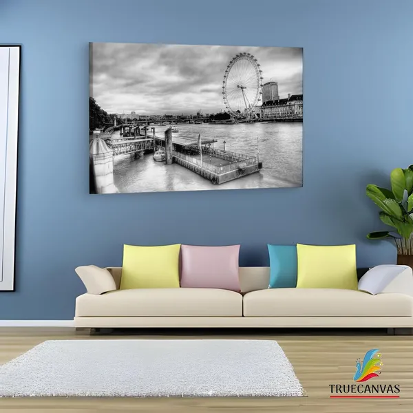 Multicolor_London_Eye,_Wooden_Framed_Canvas_Paintings_|_For_Living_Room_|_Bedroom_|_Office_|_Gallery_|_Ready_Wall_Mount_Canvas_Wall_Art_Painting_|_Size_-_12_X_18In,_Ct0444