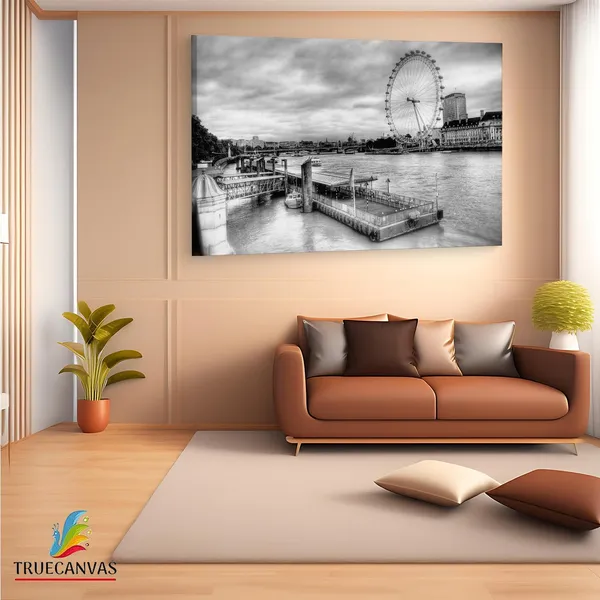 Multicolor_London_Eye,_Wooden_Framed_Canvas_Paintings_|_For_Living_Room_|_Bedroom_|_Office_|_Gallery_|_Ready_Wall_Mount_Canvas_Wall_Art_Painting_|_Size_-_12_X_18In,_Ct0444