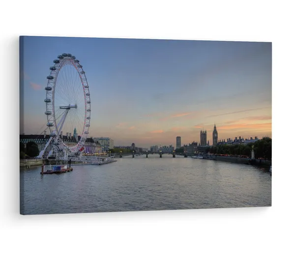 Multicolor_River_Thames,_Wooden_Framed_Canvas_Paintings_|_For_Living_Room_|_Bedroom_|_Office_|_Gallery_|_Ready_Wall_Mount_Canvas_Wall_Art_Painting_|_Size_-_12_X_18In,_Ct0445