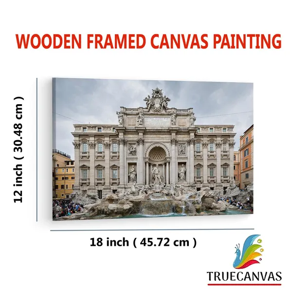 Multicolor_Trevi_Fountain,_Wooden_Framed_Canvas_Paintings_|_For_Living_Room_|_Bedroom_|_Office_|_Gallery_|_Ready_Wall_Mount_Canvas_Wall_Art_Painting_|_Size_-_12_X_18In,_Ct0451