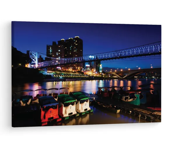 Multicolor_Bitan_Tourist_Attraction,_Wooden_Framed_Canvas_Paintings_|_For_Living_Room_|_Bedroom_|_Office_|_Gallery_|_Ready_Wall_Mount_Canvas_Wall_Art_Painting_|_Size_-_12_X_18In,_Ct0461