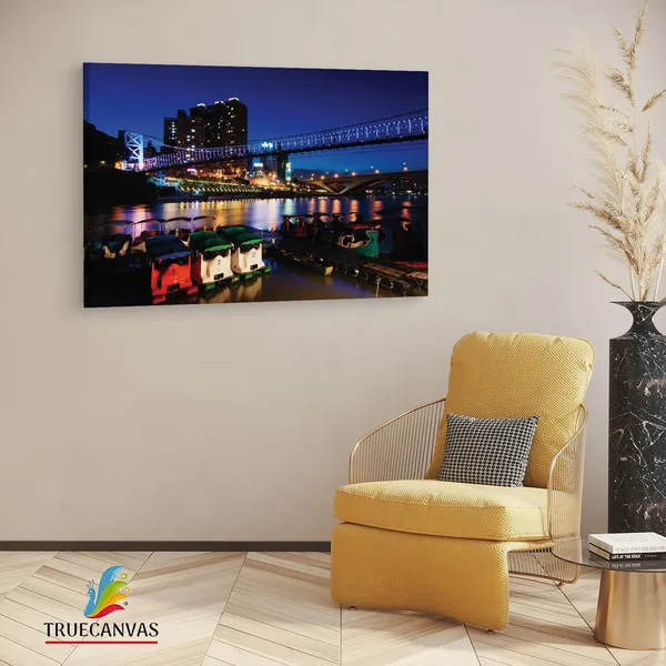 Multicolor_Bitan_Tourist_Attraction,_Wooden_Framed_Canvas_Paintings_|_For_Living_Room_|_Bedroom_|_Office_|_Gallery_|_Ready_Wall_Mount_Canvas_Wall_Art_Painting_|_Size_-_12_X_18In,_Ct0461