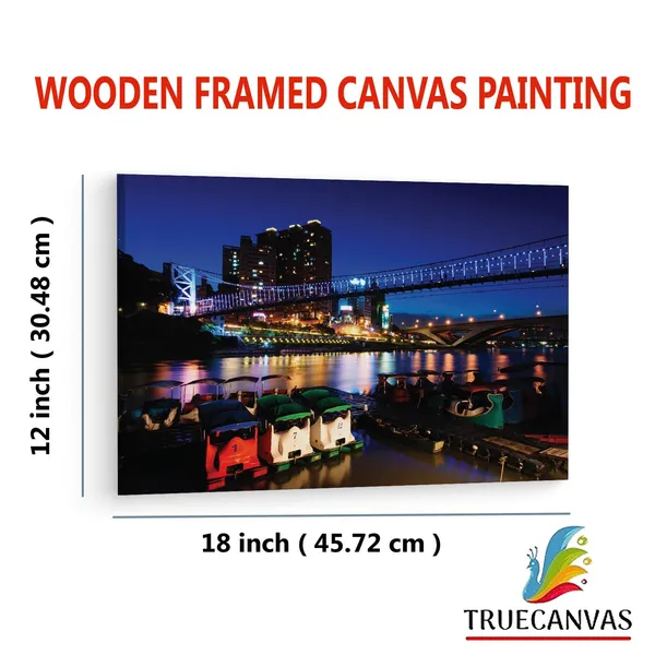Multicolor_Bitan_Tourist_Attraction,_Wooden_Framed_Canvas_Paintings_|_For_Living_Room_|_Bedroom_|_Office_|_Gallery_|_Ready_Wall_Mount_Canvas_Wall_Art_Painting_|_Size_-_12_X_18In,_Ct0461