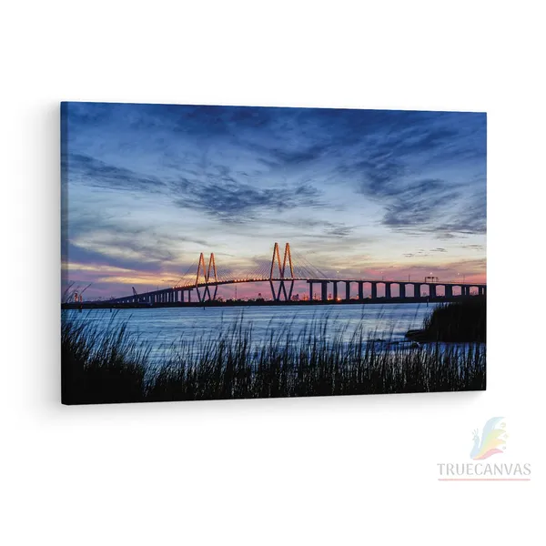 Multicolor_Fred_Hartman_Bridge,_Wooden_Framed_Canvas_Paintings_|_For_Living_Room_|_Bedroom_|_Office_|_Gallery_|_Ready_Wall_Mount_Canvas_Wall_Art_Painting_|_Size_-_12_X_18In,_Ct0472