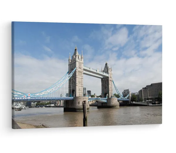 Multicolor_Tower_Bridge,_Wooden_Framed_Canvas_Paintings_|_For_Living_Room_|_Bedroom_|_Office_|_Gallery_|_Ready_Wall_Mount_Canvas_Wall_Art_Painting_|_Size_-_12_X_18In,_Ct0473