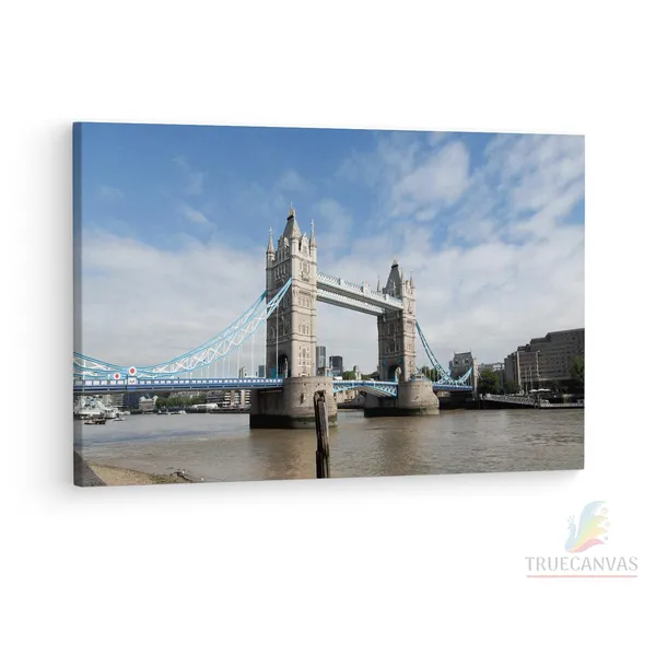 Multicolor_Tower_Bridge,_Wooden_Framed_Canvas_Paintings_|_For_Living_Room_|_Bedroom_|_Office_|_Gallery_|_Ready_Wall_Mount_Canvas_Wall_Art_Painting_|_Size_-_12_X_18In,_Ct0473