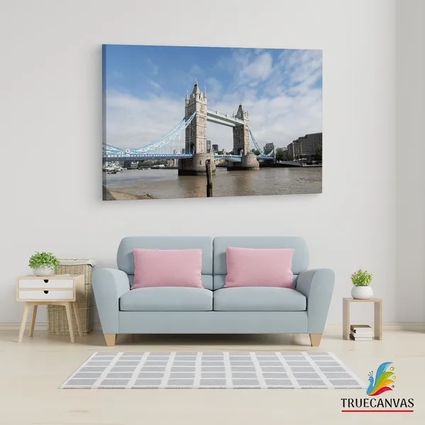 Multicolor_Tower_Bridge,_Wooden_Framed_Canvas_Paintings_|_For_Living_Room_|_Bedroom_|_Office_|_Gallery_|_Ready_Wall_Mount_Canvas_Wall_Art_Painting_|_Size_-_12_X_18In,_Ct0473