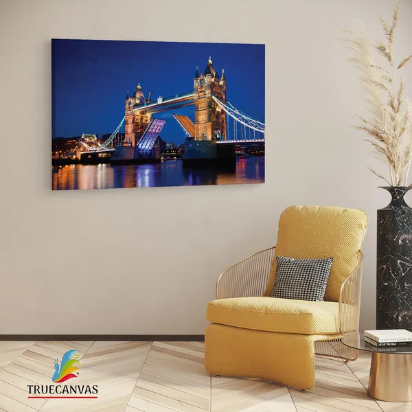 Multicolor_Tower_Bridge,_Wooden_Framed_Canvas_Paintings_|_For_Living_Room_|_Bedroom_|_Office_|_Gallery_|_Ready_Wall_Mount_Canvas_Wall_Art_Painting_|_Size_-_12_X_18In,_Ct0474