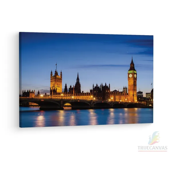 Multicolor_Big_Ben,_Wooden_Framed_Canvas_Paintings_|_For_Living_Room_|_Bedroom_|_Office_|_Gallery_|_Ready_Wall_Mount_Canvas_Wall_Art_Painting_|_Size_-_12_X_18In,_Ct0475