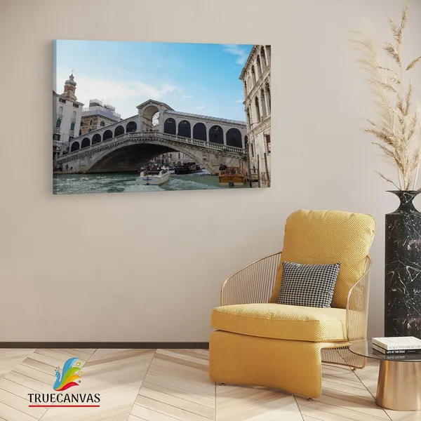 Multicolor_Rialto_Bridge,_Wooden_Framed_Canvas_Paintings_|_For_Living_Room_|_Bedroom_|_Office_|_Gallery_|_Ready_Wall_Mount_Canvas_Wall_Art_Painting_|_Size_-_12_X_18In,_Ct0478