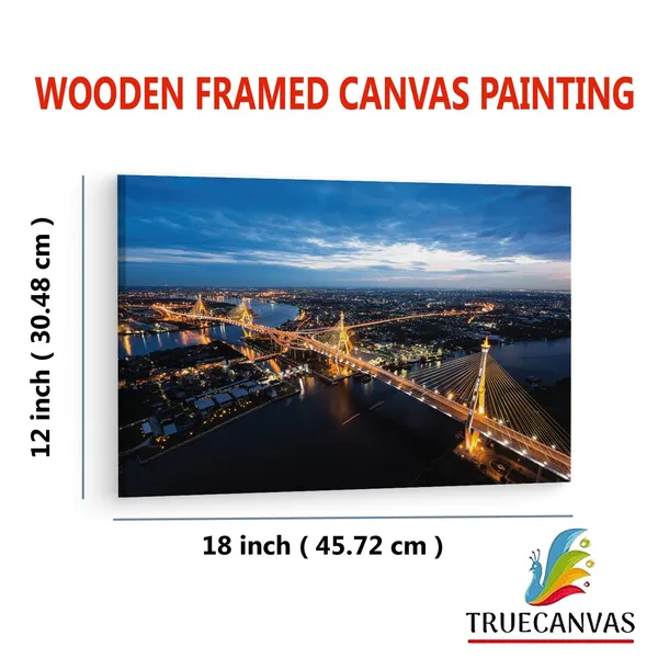 Multicolor_Bhumibol_Bridge,_Wooden_Framed_Canvas_Paintings_|_For_Living_Room_|_Bedroom_|_Office_|_Gallery_|_Ready_Wall_Mount_Canvas_Wall_Art_Painting_|_Size_-_12_X_18In,_Ct0479