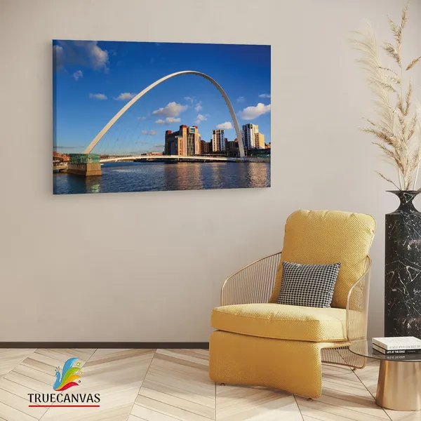 Multicolor_Gateshead_Millennium_Bridge,_Wooden_Framed_Canvas_Paintings_|_For_Living_Room_|_Bedroom_|_Office_|_Gallery_|_Ready_Wall_Mount_Canvas_Wall_Art_Painting_|_Size_-_12_X_18In,_Ct0480