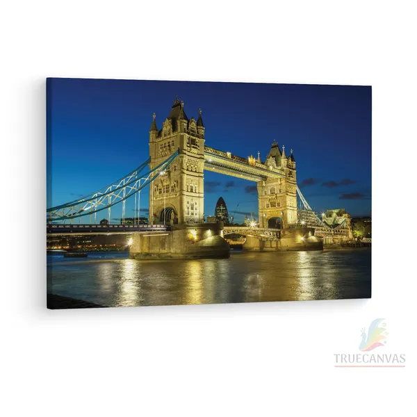 Multicolor_Tower_Bridge,_Wooden_Framed_Canvas_Paintings_|_For_Living_Room_|_Bedroom_|_Office_|_Gallery_|_Ready_Wall_Mount_Canvas_Wall_Art_Painting_|_Size_-_12_X_18In,_Ct0483