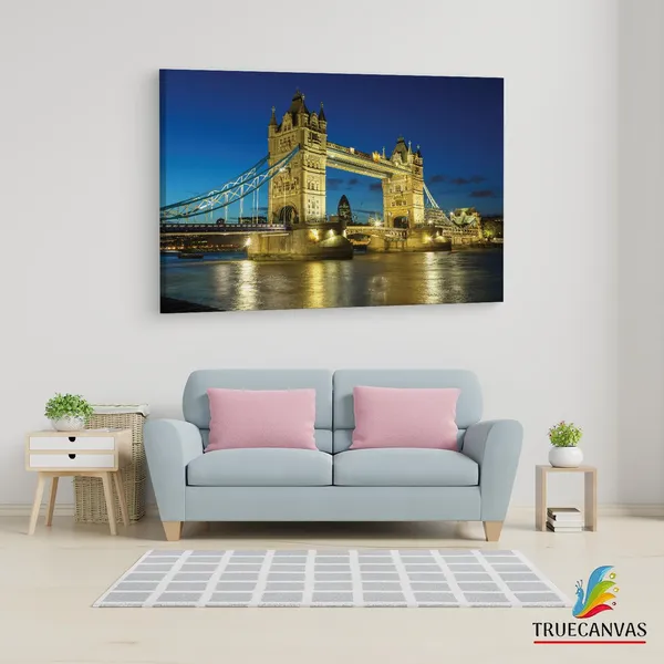 Multicolor_Tower_Bridge,_Wooden_Framed_Canvas_Paintings_|_For_Living_Room_|_Bedroom_|_Office_|_Gallery_|_Ready_Wall_Mount_Canvas_Wall_Art_Painting_|_Size_-_12_X_18In,_Ct0483