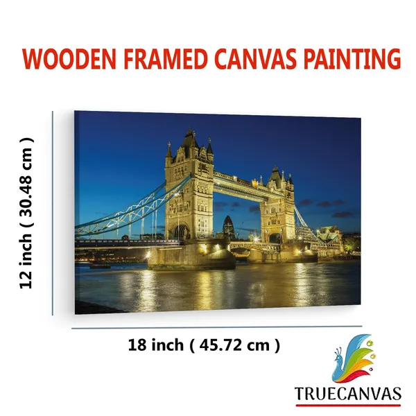 Multicolor_Tower_Bridge,_Wooden_Framed_Canvas_Paintings_|_For_Living_Room_|_Bedroom_|_Office_|_Gallery_|_Ready_Wall_Mount_Canvas_Wall_Art_Painting_|_Size_-_12_X_18In,_Ct0483