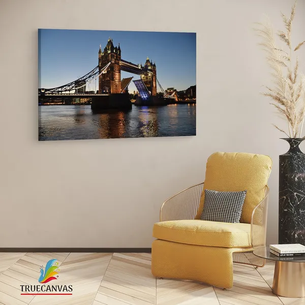 Multicolor_Tower_Bridge,_Wooden_Framed_Canvas_Paintings_|_For_Living_Room_|_Bedroom_|_Office_|_Gallery_|_Ready_Wall_Mount_Canvas_Wall_Art_Painting_|_Size_-_12_X_18In,_Ct0489
