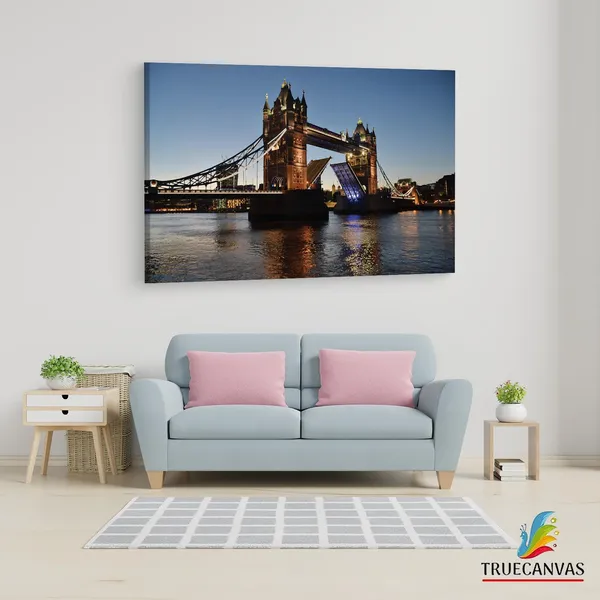 Multicolor_Tower_Bridge,_Wooden_Framed_Canvas_Paintings_|_For_Living_Room_|_Bedroom_|_Office_|_Gallery_|_Ready_Wall_Mount_Canvas_Wall_Art_Painting_|_Size_-_12_X_18In,_Ct0489