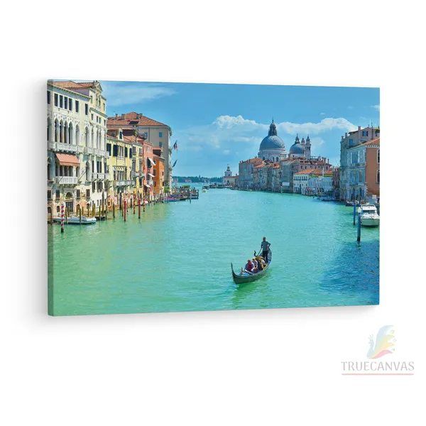 Multicolor_Grand_Canal,_Wooden_Framed_Canvas_Paintings_|_For_Living_Room_|_Bedroom_|_Office_|_Gallery_|_Ready_Wall_Mount_Canvas_Wall_Art_Painting_|_Size_-_12_X_18In,_Ct0508
