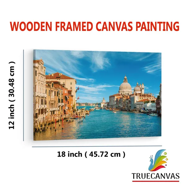 Multicolor_Grand_Canal,_Wooden_Framed_Canvas_Paintings_|_For_Living_Room_|_Bedroom_|_Office_|_Gallery_|_Ready_Wall_Mount_Canvas_Wall_Art_Painting_|_Size_-_12_X_18In,_Ct0514
