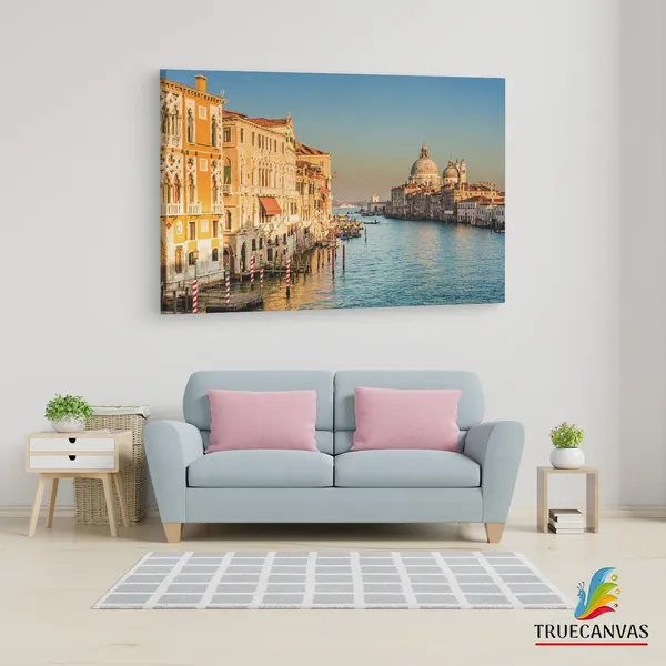 Multicolor_Grand_Canal,_Wooden_Framed_Canvas_Paintings_|_For_Living_Room_|_Bedroom_|_Office_|_Gallery_|_Ready_Wall_Mount_Canvas_Wall_Art_Painting_|_Size_-_12_X_18In,_Ct0515