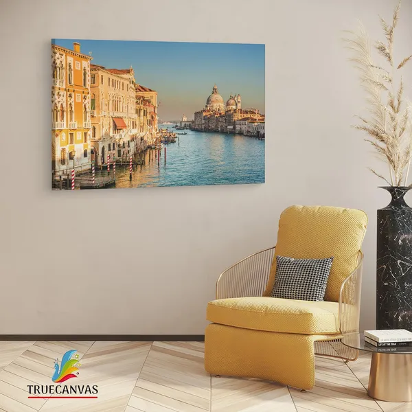 Multicolor_Grand_Canal,_Wooden_Framed_Canvas_Paintings_|_For_Living_Room_|_Bedroom_|_Office_|_Gallery_|_Ready_Wall_Mount_Canvas_Wall_Art_Painting_|_Size_-_12_X_18In,_Ct0515
