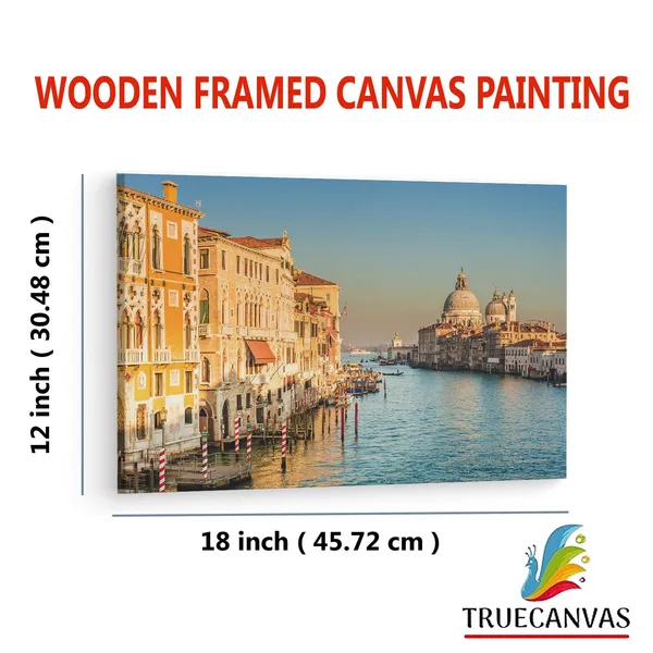 Multicolor_Grand_Canal,_Wooden_Framed_Canvas_Paintings_|_For_Living_Room_|_Bedroom_|_Office_|_Gallery_|_Ready_Wall_Mount_Canvas_Wall_Art_Painting_|_Size_-_12_X_18In,_Ct0515