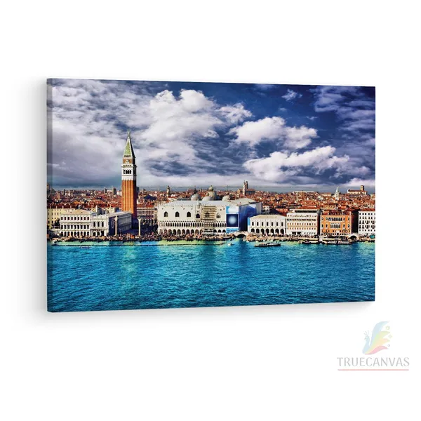 Multicolor_St._Mark'S_Square,_Wooden_Framed_Canvas_Paintings_|_For_Living_Room_|_Bedroom_|_Office_|_Gallery_|_Ready_Wall_Mount_Canvas_Wall_Art_Painting_|_Size_-_12_X_18In,_Ct0516