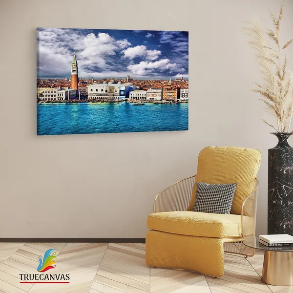 Multicolor_St._Mark'S_Square,_Wooden_Framed_Canvas_Paintings_|_For_Living_Room_|_Bedroom_|_Office_|_Gallery_|_Ready_Wall_Mount_Canvas_Wall_Art_Painting_|_Size_-_12_X_18In,_Ct0516