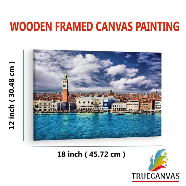 Multicolor_St._Mark'S_Square,_Wooden_Framed_Canvas_Paintings_|_For_Living_Room_|_Bedroom_|_Office_|_Gallery_|_Ready_Wall_Mount_Canvas_Wall_Art_Painting_|_Size_-_12_X_18In,_Ct0516