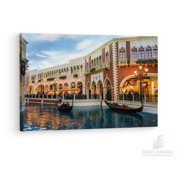 Multicolor_The_Venetian_Las_Vegas,_Wooden_Framed_Canvas_Paintings_|_For_Living_Room_|_Bedroom_|_Office_|_Gallery_|_Ready_Wall_Mount_Canvas_Wall_Art_Painting_|_Size_-_12_X_18In,_Ct0517