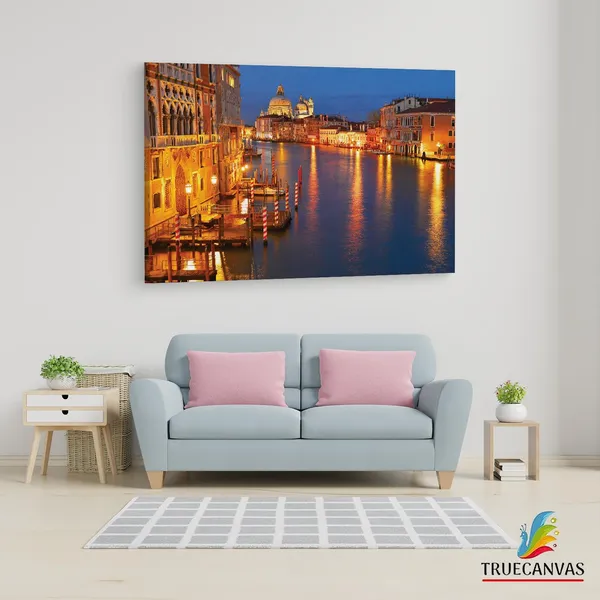Multicolor_Grand_Canal,_Wooden_Framed_Canvas_Paintings_|_For_Living_Room_|_Bedroom_|_Office_|_Gallery_|_Ready_Wall_Mount_Canvas_Wall_Art_Painting_|_Size_-_12_X_18In,_Ct0518