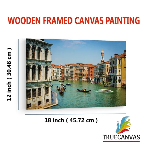 Multicolor_Grand_Canal,_Wooden_Framed_Canvas_Paintings_|_For_Living_Room_|_Bedroom_|_Office_|_Gallery_|_Ready_Wall_Mount_Canvas_Wall_Art_Painting_|_Size_-_12_X_18In,_Ct0521