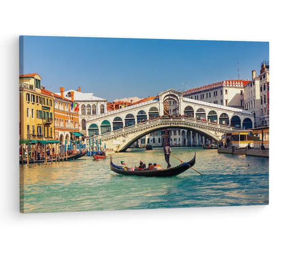 Multicolor_Rialto_Bridge,_Wooden_Framed_Canvas_Paintings_|_For_Living_Room_|_Bedroom_|_Office_|_Gallery_|_Ready_Wall_Mount_Canvas_Wall_Art_Painting_|_Size_-_12_X_18In,_Ct0523