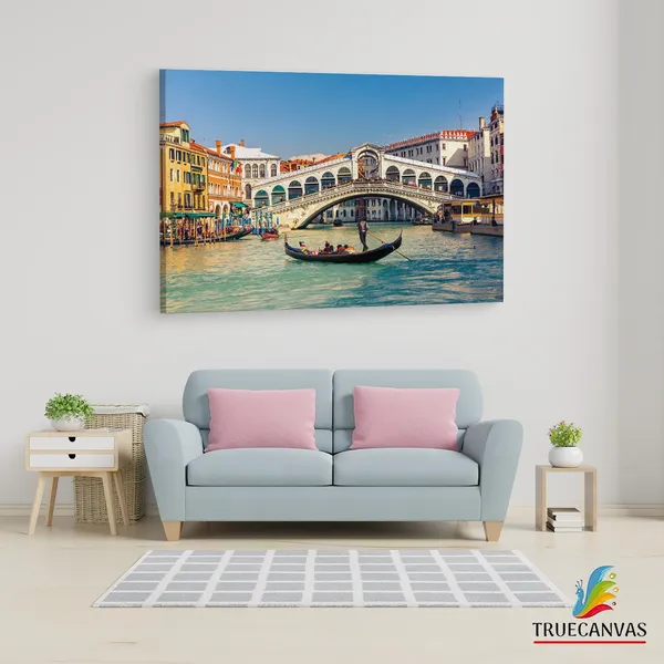 Multicolor_Rialto_Bridge,_Wooden_Framed_Canvas_Paintings_|_For_Living_Room_|_Bedroom_|_Office_|_Gallery_|_Ready_Wall_Mount_Canvas_Wall_Art_Painting_|_Size_-_12_X_18In,_Ct0523
