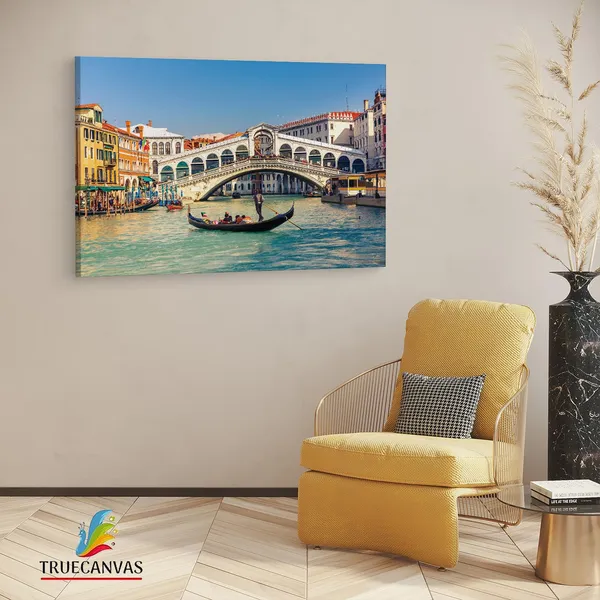 Multicolor_Rialto_Bridge,_Wooden_Framed_Canvas_Paintings_|_For_Living_Room_|_Bedroom_|_Office_|_Gallery_|_Ready_Wall_Mount_Canvas_Wall_Art_Painting_|_Size_-_12_X_18In,_Ct0523
