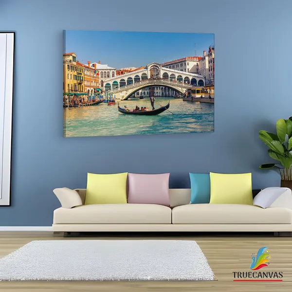 Multicolor_Rialto_Bridge,_Wooden_Framed_Canvas_Paintings_|_For_Living_Room_|_Bedroom_|_Office_|_Gallery_|_Ready_Wall_Mount_Canvas_Wall_Art_Painting_|_Size_-_12_X_18In,_Ct0523