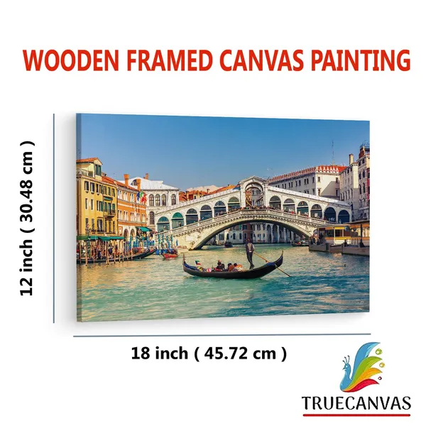 Multicolor_Rialto_Bridge,_Wooden_Framed_Canvas_Paintings_|_For_Living_Room_|_Bedroom_|_Office_|_Gallery_|_Ready_Wall_Mount_Canvas_Wall_Art_Painting_|_Size_-_12_X_18In,_Ct0523