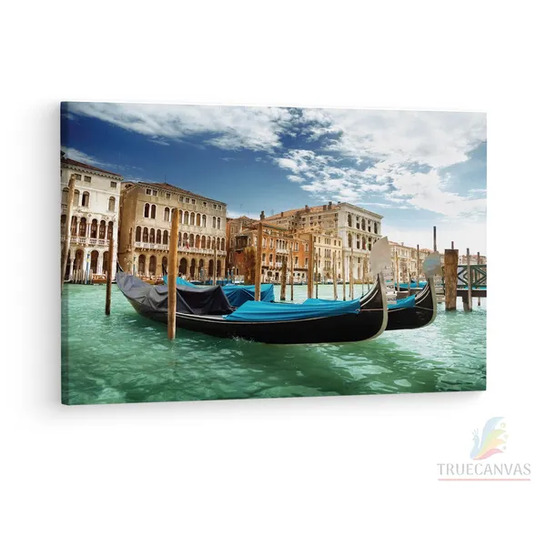 Multicolor_Vliesov?_Fototapeta_Gondoly,_Wooden_Framed_Canvas_Paintings_|_For_Living_Room_|_Bedroom_|_Office_|_Gallery_|_Ready_Wall_Mount_Canvas_Wall_Art_Painting_|_Size_-_12_X_18In,_Ct0524