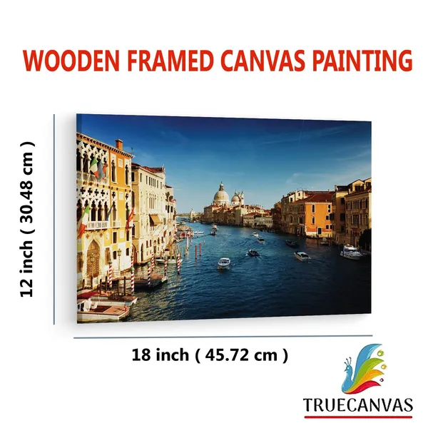Multicolor_Grand_Canal,_Wooden_Framed_Canvas_Paintings_|_For_Living_Room_|_Bedroom_|_Office_|_Gallery_|_Ready_Wall_Mount_Canvas_Wall_Art_Painting_|_Size_-_12_X_18In,_Ct0529