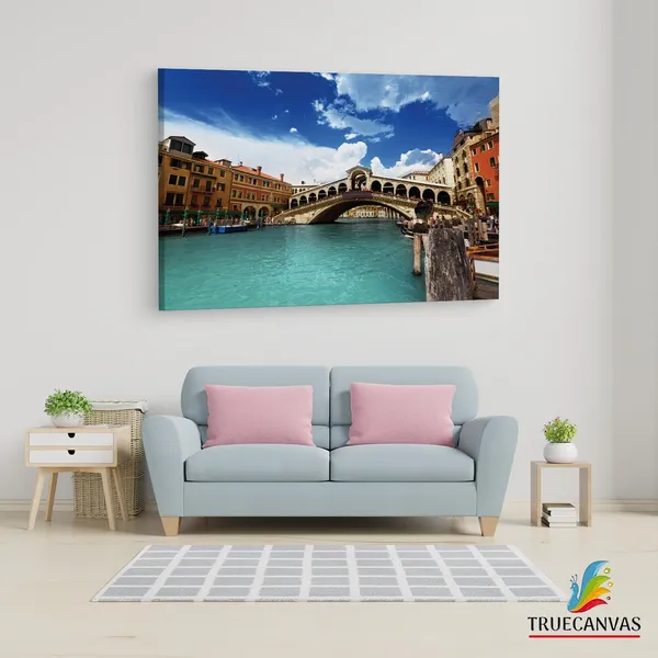 Multicolor_Rialto_Bridge,_Wooden_Framed_Canvas_Paintings_|_For_Living_Room_|_Bedroom_|_Office_|_Gallery_|_Ready_Wall_Mount_Canvas_Wall_Art_Painting_|_Size_-_12_X_18In,_Ct0531